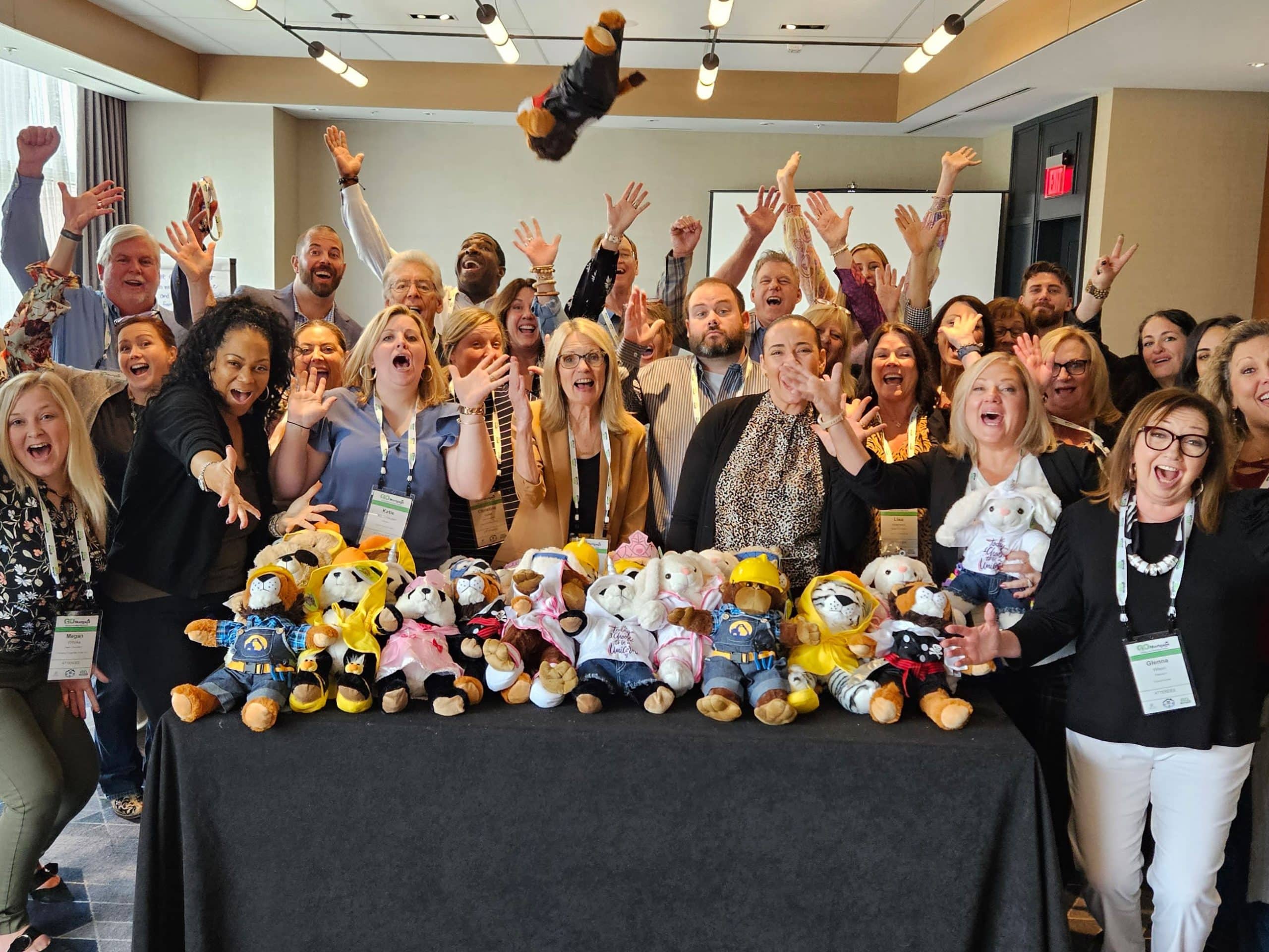 Teddy Bear charity team building activity