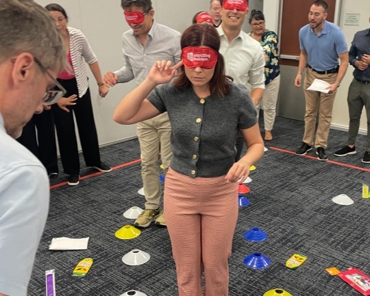 The Minefield Team Building Game