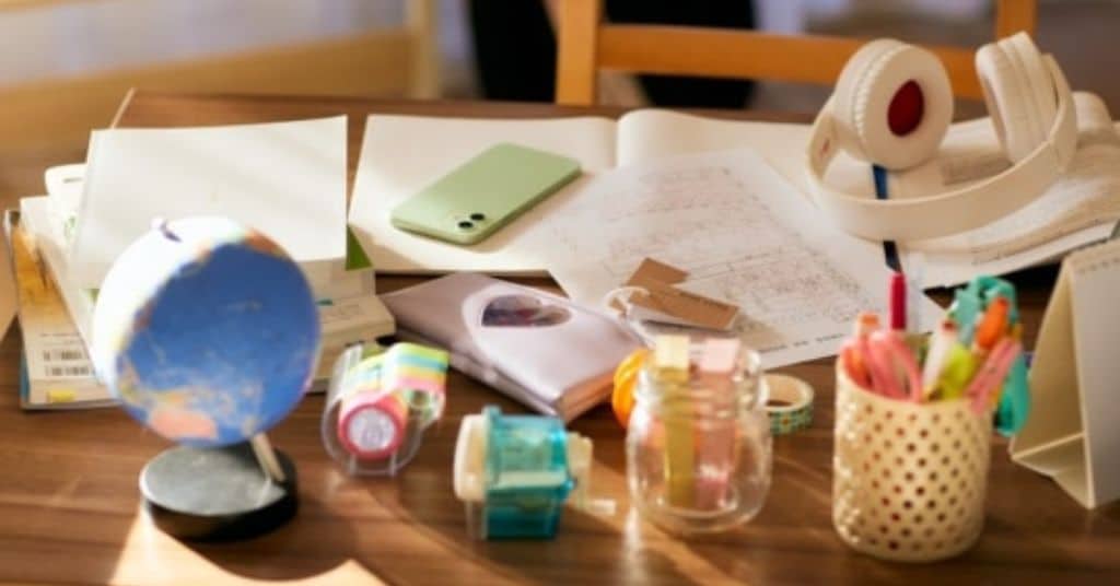 Desk item show and tell