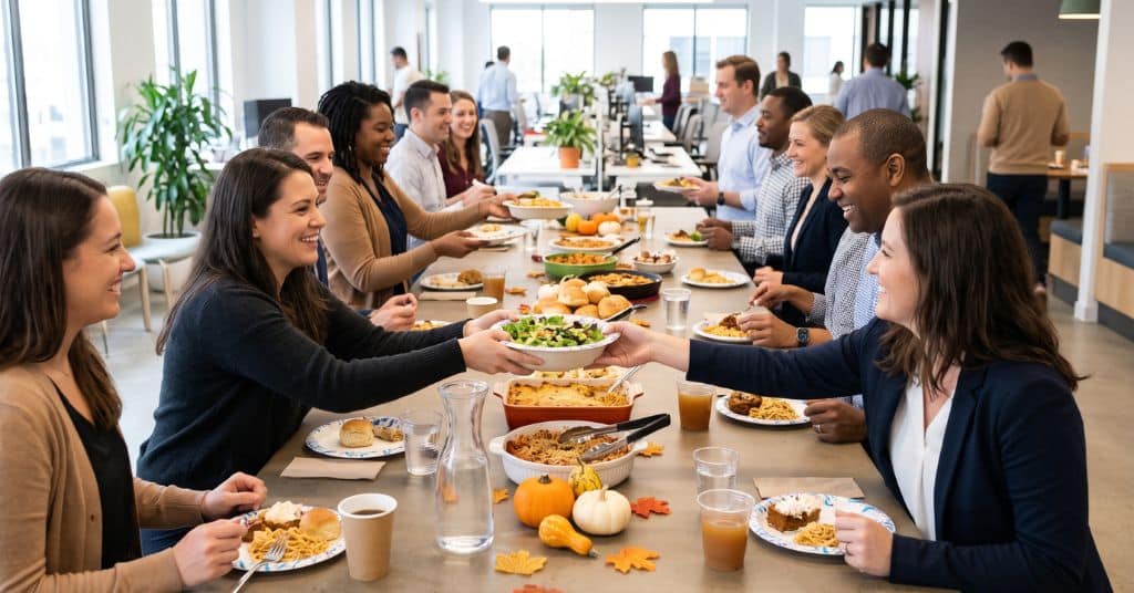 Thanksgiving Activities for Work_ Office, Remote, and Charity Ideas